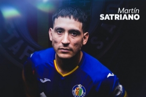 赫塔费官方：将买断里昂前锋萨特里亚诺，签约4年时间