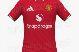 曼联下赛季主场球衣谍照：衣领和袖口为条纹设计，致敬70年代球衣