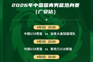 多赛多练！中国U17/U18男篮近期分别出战曼海姆邀请赛和热身赛
