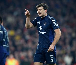 本赛季英超空中对抗超过50次的球员中，马奎尔成功率78.3%最高