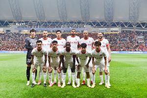 自2012年以来，青岛海牛首次在单场中超的上半场让对手无一射门