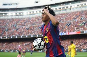 本赛季五大联赛成功过人榜：亚马尔领跑，维尼修斯、伊尔迪兹在列