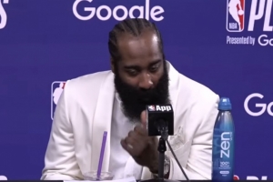 【完整版】哈登：米切尔状态好的话能砍40&50分！我要控制好失误