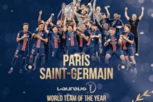 六冠王实至名归！官方：巴黎获得劳伦斯世界体育奖年度最佳球队奖