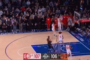 有惊无险！CJ两罚不中险成罪人 布里奇斯绝杀中投磕筐而出